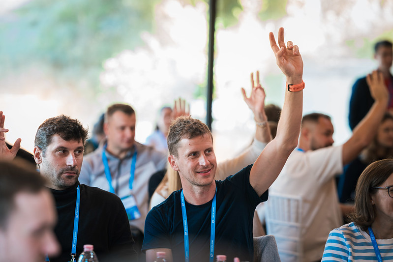 Udeleženci dogodka Teambuilding startup ekosistema 2025