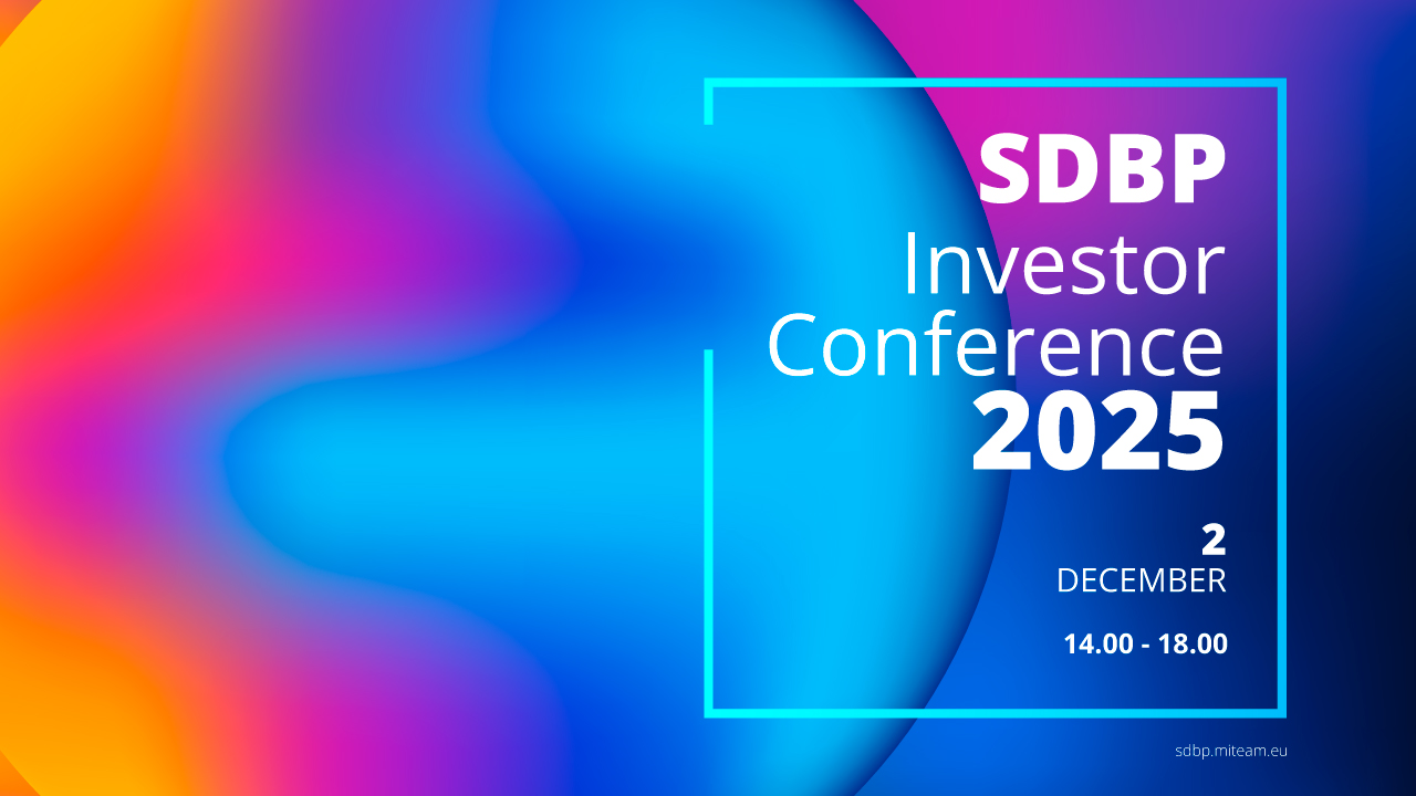 Vabilo na SDBP investitorsko konferenco 2025: Opolnomočenje inovacij preko meja