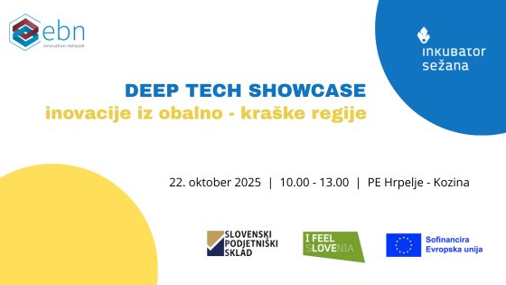 Deep Tech Showcase - inovacije iz obalno-kraške regije
